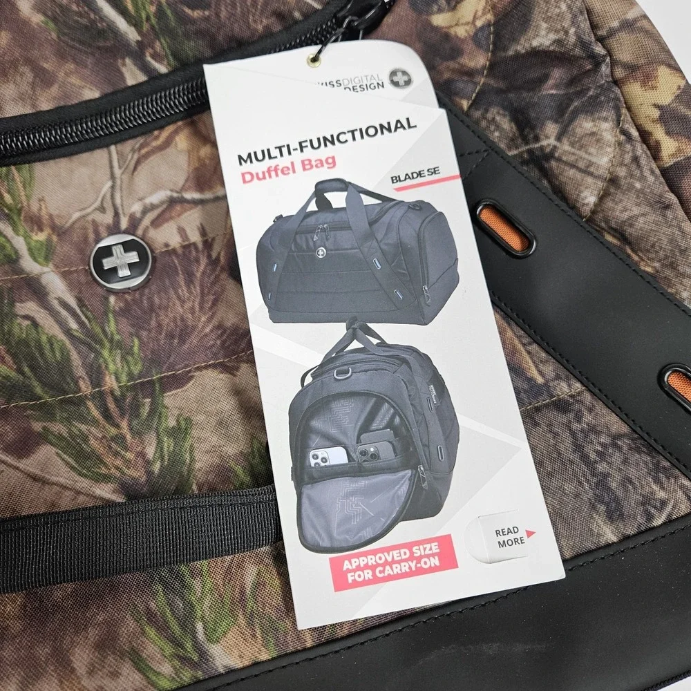 SWISS BLADE SE Camouflage Multi-Purpose Travel Duffle Bag with Shoulder Strap